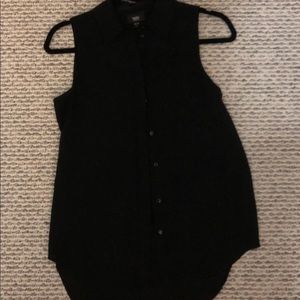 Black Tank Blouse